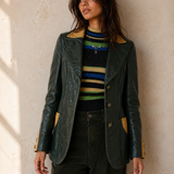 Vintage Yutil Genuine Leather Jacket | XS