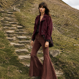 house of skye Brown Bell Bottom Cords  S/M