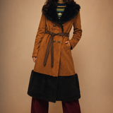 Stephen Dattner London / Melbourne Vintage Suede & Fur Coat — Size XS/S
