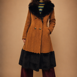 Stephen Dattner London / Melbourne Vintage Suede & Fur Coat — Size XS/S