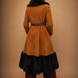 Stephen Dattner London / Melbourne Vintage Suede & Fur Coat — Size XS/S