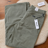 Rolla’s Eastcoast Flare Cord Jeans – Olive Green | Size 32 / AU 14