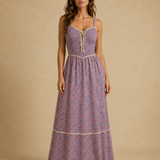 Gunne Sax Style 1970s Prairie Maxi Dress size 11