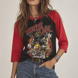 Mötley Crüe 40 Years Raglan Band Tee – Size L