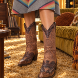 Vintage Sancho Western Cowboy Boots – Size 6.5