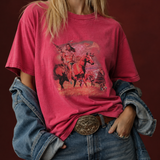 Vintage Wrangler Native American Horseback Graphic Tee L