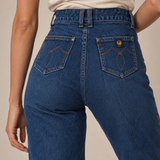 Vintage 70s/80s High-Waisted Straight Leg Jeans roughly 8