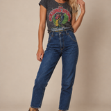 Vintage 70s/80s High-Waisted Straight Leg Jeans roughly 8
