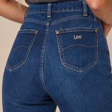 Vintage Lee High Waisted Straight Leg Jeans — Approx. 10–12
