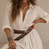 Vintage Silver Snake belt