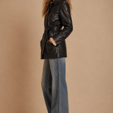 VINTAGE SIRICCO BUTTERY SOFT LEATHER JACKET — SIZE S