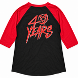 Mötley Crüe 40 Years Raglan Band Tee – Size L