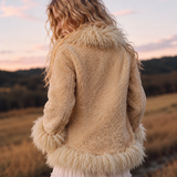 Vintage 70s Penny Lane Sheepskin Coat | Cream 10/12