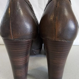 Frye Naiya Kiltie Moc Leather Heels – Size 39 (8) – Brown