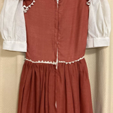 Vintage 60s Prairie Edwardian Lace dress xs/s