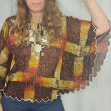 Vintage 70s Genuine Batik Blouse – Made in Malaysia – Free-Spirited Folk Magic