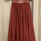 Vintage 60s Prairie Edwardian Lace dress xs/s