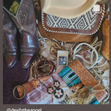 Mysa Designs Cowhide Fringe Bag – Handmade in India