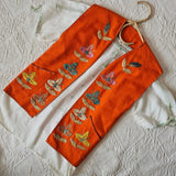 Vintage embroidered vest S