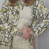 ITALIAN SILK SHIRT M