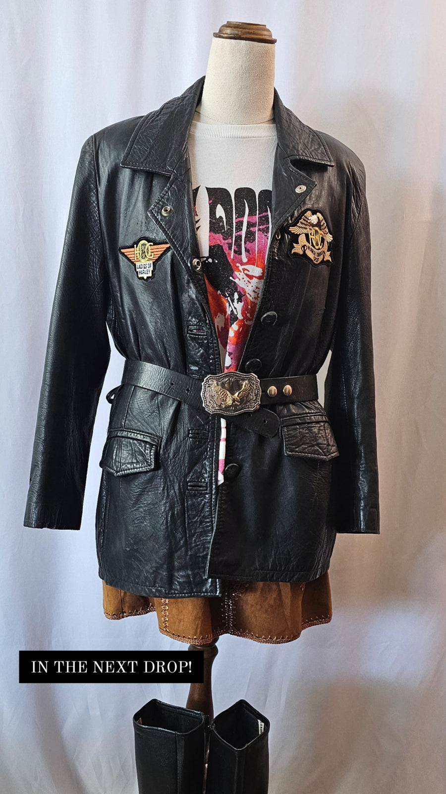 COOLEST HARLEY DAVIDSON LEATHER JACKET M