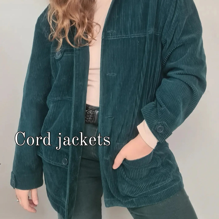 CORD JACKETS 3 TO CHOOSE FROM