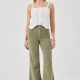 Rolla’s Eastcoast Flare Cord Jeans – Olive Green | Size 32 / AU 14