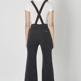 Rolla’s Eastcoast Flare Cord Overalls – Black (Size 26 / AU 8)