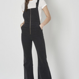 Rolla’s Eastcoast Flare Cord Overalls – Black (Size 26 / AU 8)