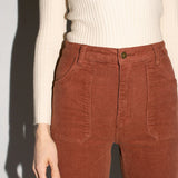 Rollas Chestnut Cord Eastcoast Flare – Size 28/10