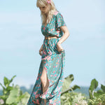Spell Babushka Maxi Dress size small RARE