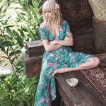 Spell Babushka Maxi Dress size small RARE