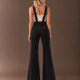 Rolla’s Eastcoast Flare Cord Overalls – Black (Size 27 / AU 9)