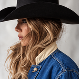 Retro Cowgirl Denim Jacket – Vintage Western Style L