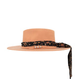 ARNHEM RANCHER FELT HAT IN APRICOT S/M