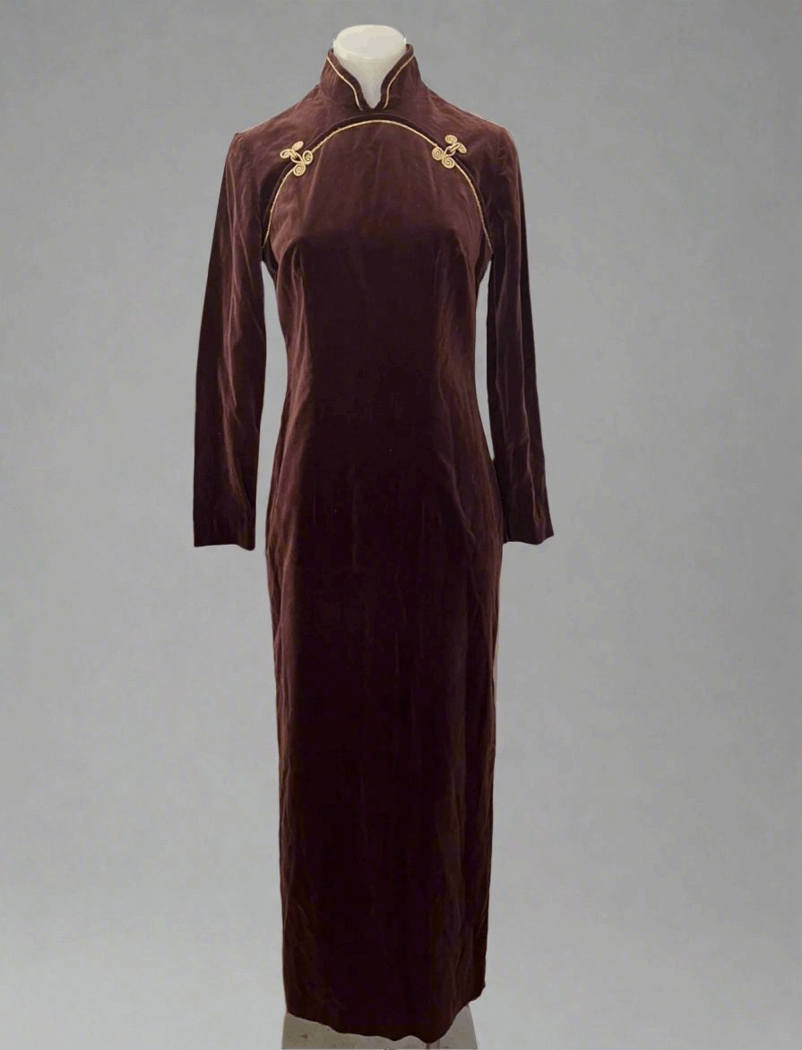 Vintage Ronian Originals Velvet Gown 