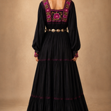Chasing Unicorns “Four Strong Winds” Embroidered Maxi Dress | Size Large