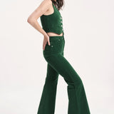 Rollas Cord Vest – Basil Green (BNWT, Size 6)