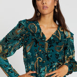 Vintage Firefly Burnout Blouse – Size M Lenni The Label