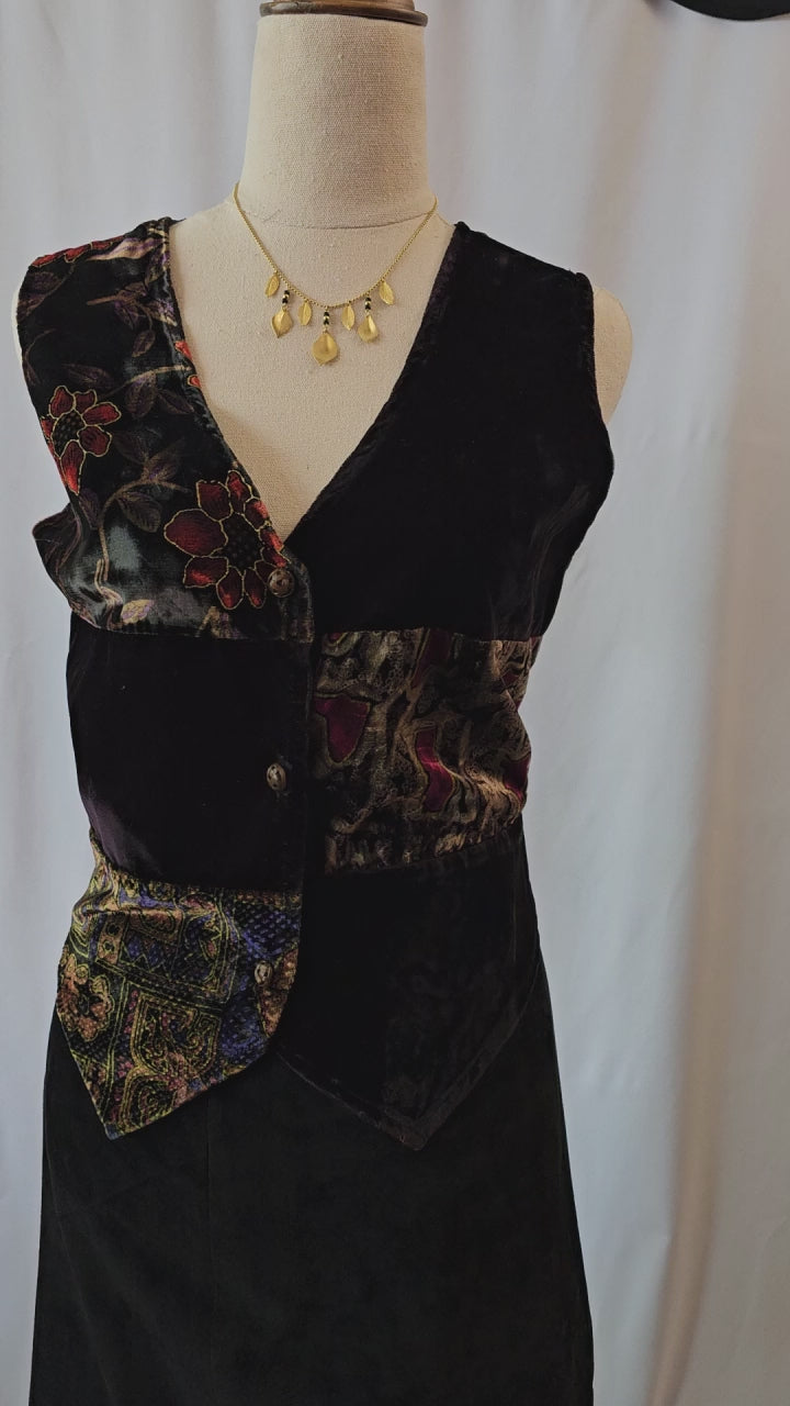 Vintage Velvet vest size L