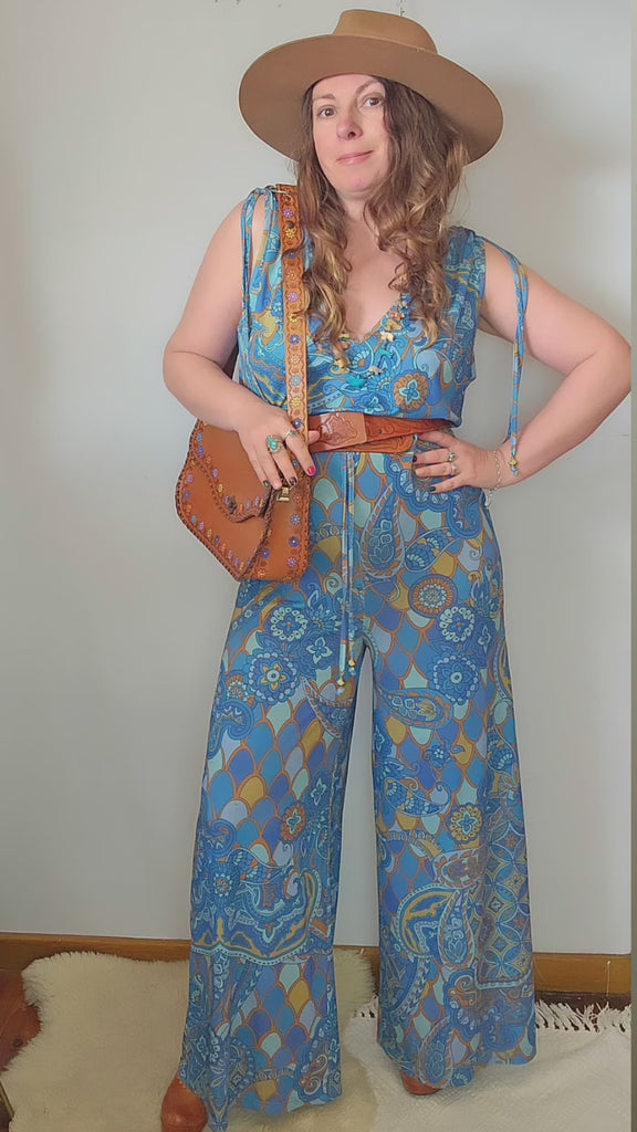 Nine Lives Bazaar Odyssey Jumpsuit – Sapphire | Size 10