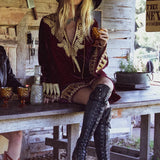 Chasing Unicorns Queen Of Hearts Velvet Tunic M rrp:900+