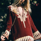 Chasing Unicorns Queen Of Hearts Velvet Tunic M rrp:900+