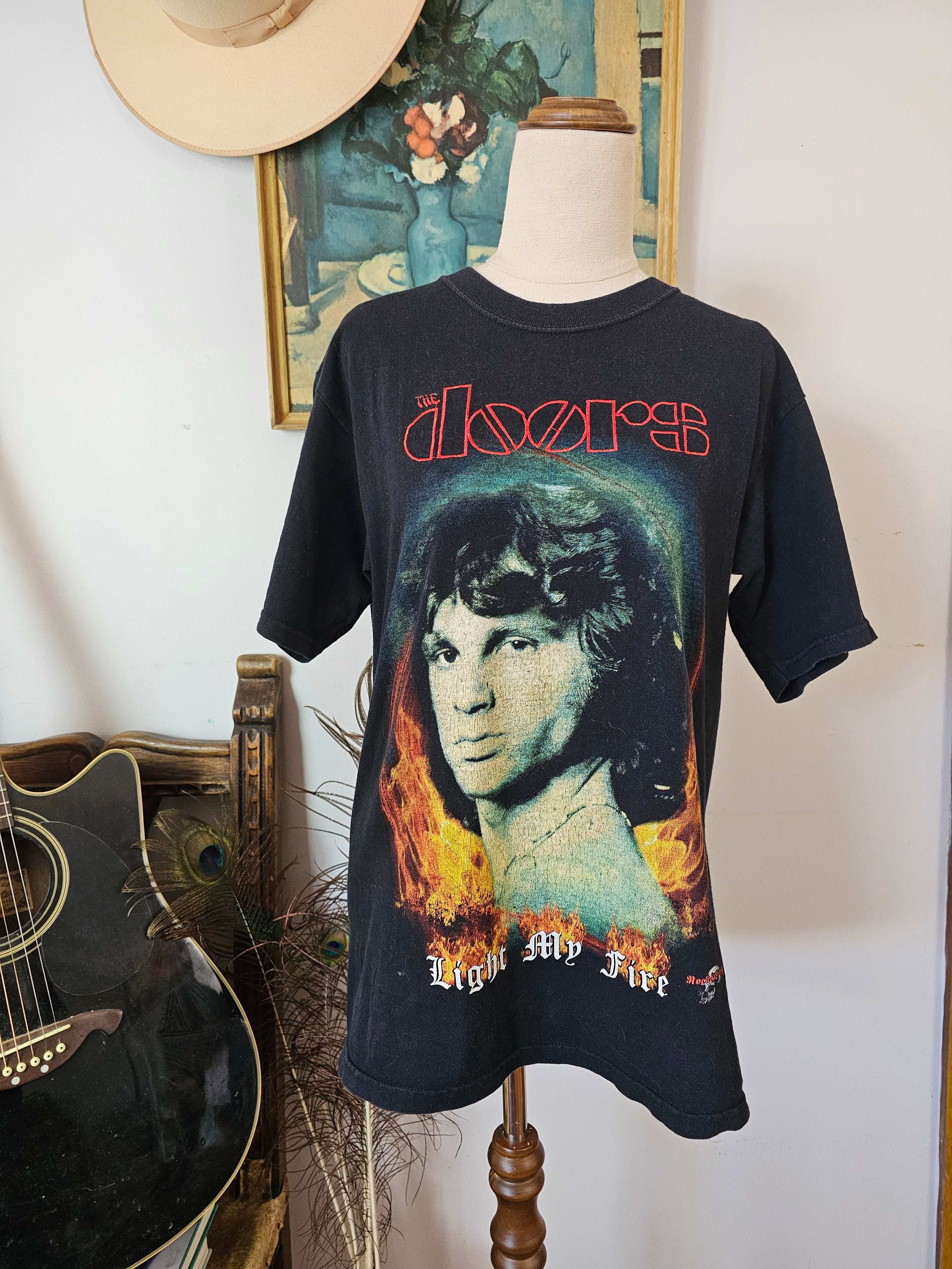 Vintage Jim Morrison “Light My Fire” Tee – Size S/M