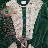 1970s Velvet Duster | Victorian Revival Romance