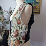 Vintage Tapestry Vest | Size L