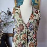 Vintage Tapestry Vest | Size L