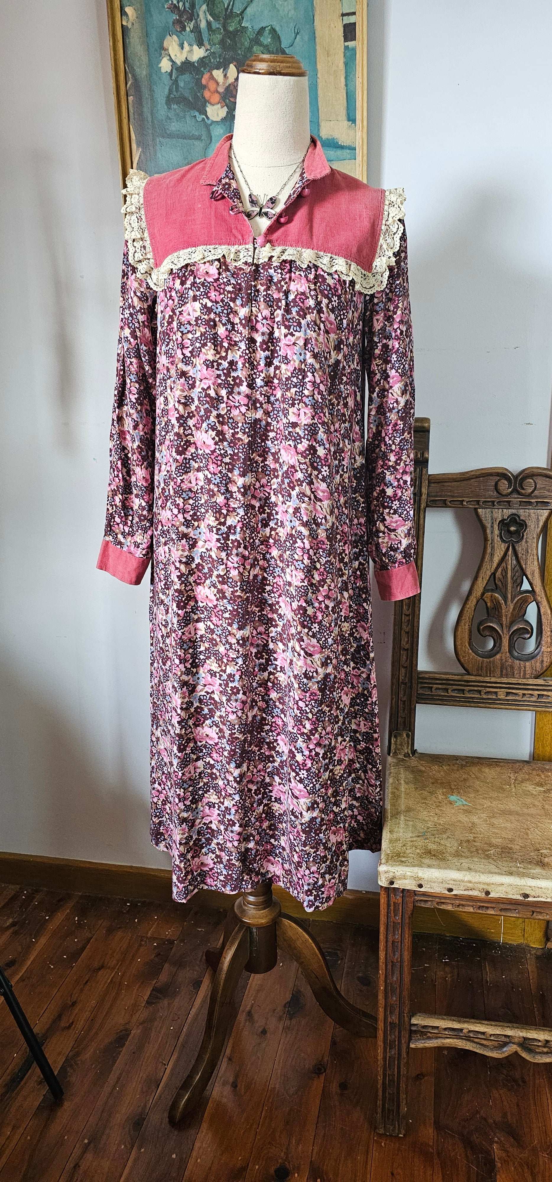 70s prairie dress 