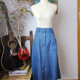 vintage denim skirt