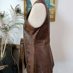Leather Vest – Vintage Tooled Dream